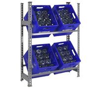 Simonrack Estantería metálica Almacenaje para bebidas sin tornillos 2 baldas 100kg 1000×800×300mm