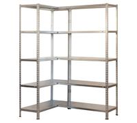 Simon Rack Estantería Esquina Metálica 1800x1000x400 mm - Simoncorner