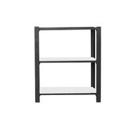 SimonRack Librería Estanteria Oficina, 1000x900x400 mm, 3 Alturas, Bandejas Madera, Estilo Industrial, Antracita/Blanco - Officlick