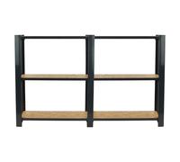 SimonRack Librería Estanteria Oficina, 2 Módulos, 1000x1600x300 mm, 3 Alturas, Bandejas Madera OSB, Estilo Industrial, Metálicas, Antracita/Osb - Officlick