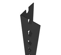 SimonRack Perfil Estantería Metálica, 1 Unidad, 1000x48,5x48,5mm, Antracita - Simontaller