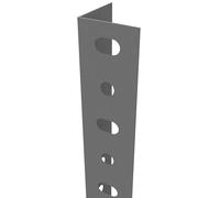 SimonRack Perfil Estantería Metálica, 1 Unidad, 2500x33,5x33,5mm, Gris - Simon Classic