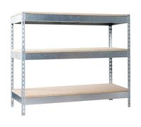 Simonrack Simonwork Banco de trabajo Basic 3 (L x An: 60 x 180 cm, Altura de trabajo: 90 cm, Carga soportada: 400 kg, Galvanizado)