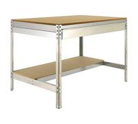 Simonrack Banco de Trabajo BT0 – 600 kg, 842×1510×760 mm, 1 cajón, Galva/Madera