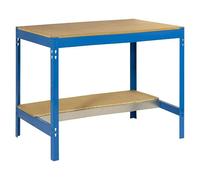 Simonrack Simonwork Banco de trabajo BT0 (L x An: 61 x 91 cm, Altura de trabajo: 84,2 cm, Carga soportada: 600 kg, Azul)
