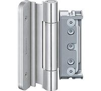 Simonswerk 5 080840 0 12401 - Bisagra de puerta plateada BAKA Protect 4040 3D FD 4. Banda sin cerradura de pin, aluminio anodizado, no rígido, silberfarbig, 1 unidad