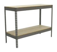 Simontaller Estantería para cargas pesadas Chipboard (Al x An x Pr: 90 x 150 x 60 cm, Capacidad de carga por balda: 400 kg, Número de baldas: 2...