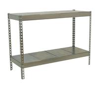 Simontaller Estantería para cargas pesadas Metal (Al x An x Pr: 90 x 150 x 75 cm, Capacidad de carga por balda: 400 kg, Número de baldas: 2 ud.,...