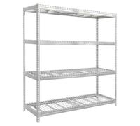 Simontaller Estantería para cargas pesadas Rex (Al x An x Pr: 250 x 180 x 60 cm, Capacidad de carga por balda: 400 kg, Número de baldas: 4 ud.,...