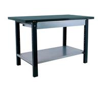 Simonwork Banco de trabajo BT6L PRO Box Metal (L x An: 73 x 180 cm, Altura de trabajo: 83 cm, Carga soportada: 1.035 kg, Antracita)