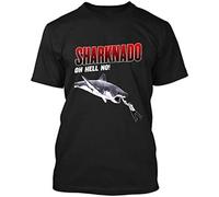 SIMOROL Sharknado Shark Night Horror Cult Enough Said Ian Zering Reid T Shirt Vintage Mens Tees Shirt Black XL