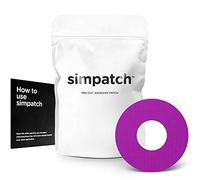 Simpatch - Parche adhesivo para FreeStyle Libre, paquete de 30, disponible en 4 colores, Púrpura