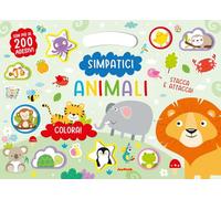 Simpatici animali. Sticker. Ediz. a colori (Gioca con gli sticker)