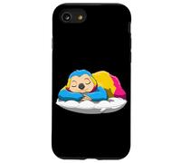 Simpático Perezoso Pansexual Dormido Estado De Ánimo del Carcasa para iPhone SE (2020) / 7/8