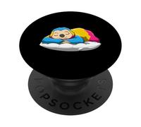 Simpático Perezoso Pansexual Dormido Estado De Ánimo del PopSockets PopGrip Adhesivo