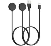 Simpeak 2 Piezas Cargador Compatible con Samsung Galaxy Watch 7/6/6 Classic/5/5 Pro/4/4 Classic/3/FE/Ultra/Active 2/Active 1, 100cm Cable de Carga USB Repuesto Cargador Compatible Reloj Inteligente