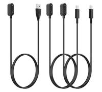 Simpeak Cargador Compatible con Huawei Watch Fit3/2/Fit - Cable USB 100cm para Reloj Inteligente Band 10/9/8/7/6 - Negro