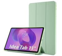 Simpeak Funda Compatible con Lenovo Idea Tab 2025 11.0 Pulgadas, Carcasa Case Multi-ángulo Cubierta Folio con el Soporte/Reposo Automático de Despertador, Verde Claro