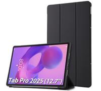 Simpeak Funda Compatible con Lenovo Idea Tab Pro 2025 12.7 Pulgadas, Carcasa Case Multi-ángulo Cubierta Folio con el Soporte/Reposo Automático de Despertador, Negro