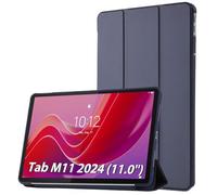 Simpeak Funda Compatible con Lenovo Tab M11 2024 11.0 Pulgadas, Carcasa Case Multi-ángulo Cubierta Folio con el Soporte/Reposo Automático de Despertador, Azul Oscuro