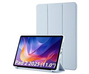 Simpeak Funda Compatible con Xiaomi Redmi Pad 2 11.0 Pulgadas, Carcasa Case Multi-ángulo Cubierta Folio con el Soporte/Reposo Automático de Despertador, Azul Claro