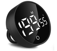 Simpeak Temporizador Digital de Cocina, 300 mAh Recargable Cronometro Magnético con Pantalla LED Grande, Temporizador de Cuenta Regresiva de 199 Minutos para Cocinar Estudiar Trabajar