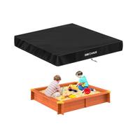 SIMPHAUS Funda para Arenero Infantil 140x140x20cm,Cubierta de Arenero Impermeable Lona para Tapar Arenero de Madera para Niños Arenero Infantil,Tapa de Piscina,Juguete Arenero Cubierta,Tela Oxford