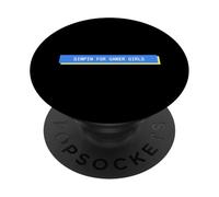 Simpin For Gamer Girls - Egirl Streamer Gamer Girl Simp PopSockets PopGrip Adhesivo
