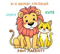 Simple A-Z Animal Colouring Book for Kids