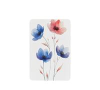 Simple - Ambientadores para coche, diseño de flores de acuarela, 4 unidades, tarjetas perfumadas colgantes, tarjetas perfumadas para coche, tabletas de aromaterapia