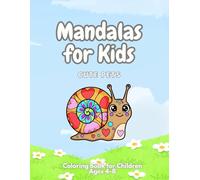 Simple Animal Mandalas for Kids: Easy and Fun Coloring Book with Cute Pets for Children Ages 4-8