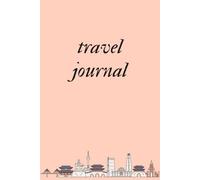 simple blank lined notebook as travel journal; 100 pages for notes, ideas, thoughts, sketches, goals; diary, journal, writer, planner, sketch book; gift idea for friends and family
