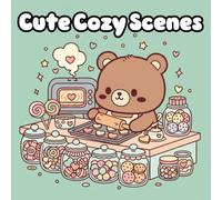 Simple Bold Coloring Book with Cute Cozy Scenes: A collection of cute cozy designs featuring bold lines, simple shapes, and easy pages created for calm, fun, and relaxing coloring for all ages.