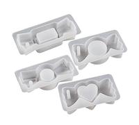 Simple Candy - Pendientes de silicona epoxi, llavero colgante, joyería para regalo de San Valentín, moldes de silicona para llavero de resina epoxi