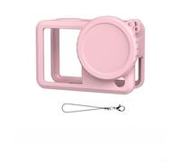 Simple Care - Funda de silicona para DJI Action 6 con enjuague y resistencia a manchas y acumulación de grasa para un aspecto limpio (rosa)