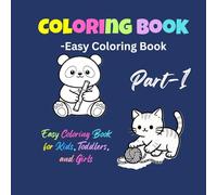 Simple Colouring Book for Kids Ages 3 to 8: Big Pictures of Cute Animals, Treehouses, and Everyday Things for Toddlers and Young Kids