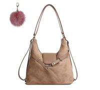 Simple Commute Underarm Bag,Large Suede Shoulder Bags with Zipper,Fashion Retro Slouchy Crossbody Bag