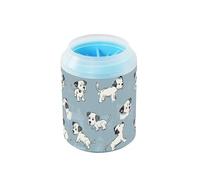 Simple Cute Dog Cartoon - Limpiador portátil de pies de mascotas con cerdas de silicona suave, adecuado para perros pequeños, medianos y grandes