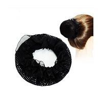 Simple Dance Tied Elastic Band Invisible Net Set Azafata Head Flower Tied Anillo de pelo Flower Fresh Muy práctico y popularDiseño duradero