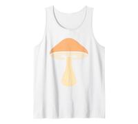 Simple de Hongo Minimalista pequeño Shiitake Camiseta sin Mangas