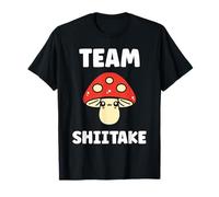 Simple de Hongo Minimalista pequeño Team Shiitake Camiseta