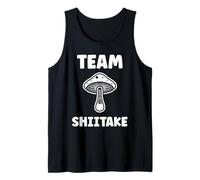 Simple de Hongo Minimalista pequeño Team Shiitake Camiseta sin Mangas