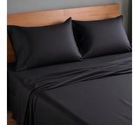 Simple Deluxe King Size Juego de sbanas de 4 piezas, microfibra liviana, sper suave y de fcil cuidado, cmodas sbanas refrescantes, transpira