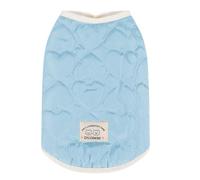 Simple Design Cat Vest Winter Coat, Sturdy Dog Coat, Pet Winter Outfit, Velvet Cat Clothes 42 cm and 47 cm for Cold Weather, Indoor, Home, Living Room, Bed Room, Blue Color
