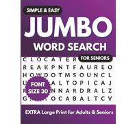 Simple & Easy Jumbo Word Search for Seniors: Book 2: Extra Large Print for Adults & Seniors | 50 Puzzles | Mixed Themes | 2-Page Format
