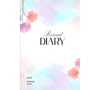 SIMPLE ELEGANT NON-DATED BEAUTIFUL PERSONAL DIARY & PLANNER OF 500 PAGES