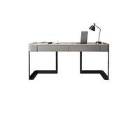 Simple Escritorio de pizarra de roca de alta gama de lujo, mesa de PC de escritura for oficina pequeña y sencilla for el hogar, mesa de PC de escritorio pequeño de pizarra de roca Escritura(120cm)