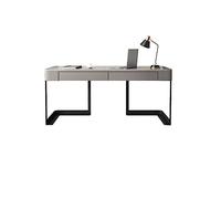 Simple Escritorio de pizarra de roca de alta gama de lujo, mesa de PC de escritura for oficina pequeña y sencilla for el hogar, mesa de PC de escritorio pequeño de pizarra de roca Escritura(140cm)