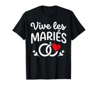 Simple EVJF Belle Tenue Cérémonie Mariage Vive Les mariés Camiseta