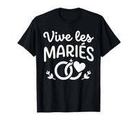 Simple EVJF Belle Tenue Cérémonie Mariage Vive Les mariés Camiseta